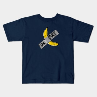 Banana duct tape funny art design Kids T-Shirt